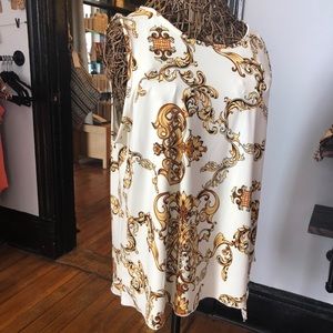 Silk Patterned Blouse
